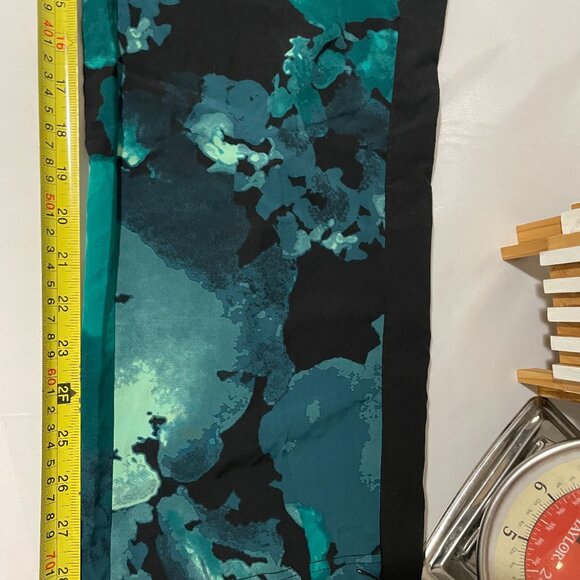 Fabletics Annalies Green Floral Wide Leg Silk Touch Pants Size XS - Picture 16 of 16